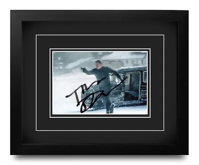 Daniel Craig Signed 6x4 Photo 10x8 Picture Frame James Bond Memorabilia + COA • £89.99