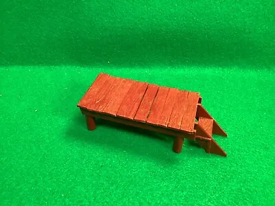 Marx? Farm Play Set Milk Platform Loading Dock In Burgundy Color • $10