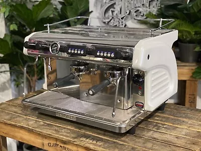 Expobar Ruggero 2 Group Espresso Coffee Machine White Commercial Barista Cafe • $3950