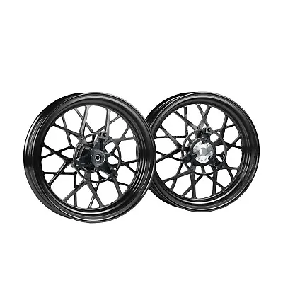 MOS Forged Aluminum Alloy Wheels FS-20 For Yamaha NMAX 155 2020-2023 - Black • $1073.64