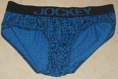 JOCKEY Rapidcool Microfiber Print Stretch Brief - XLarge Blue • $18.99