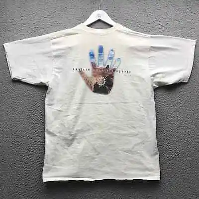 Vintage EMS Eastern Mountain Sports Hand T-Shirt Men's Large Short Sleeve White* • $19.99