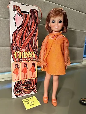 Ideal Vintage Chrissy Crissy Doll 1969 With Original Box 03 • $200