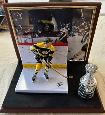 Boston Bruins Great And HOFer Bobby Orr Mcfarlane Monument For Man Cave • $60