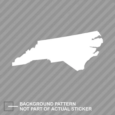 North Carolina Shaped Sticker Die Cut Decal NC • $21.96
