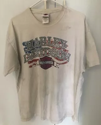 Harley Davidson T-shirt Mens XL Double-Sided Smoky Mountain Family Of Dealers  • $21