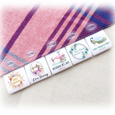 $19.99 • Buy Personalized Sew On Soft Labels For Fabric Garment Hat Bag Knitting Sewing Craft