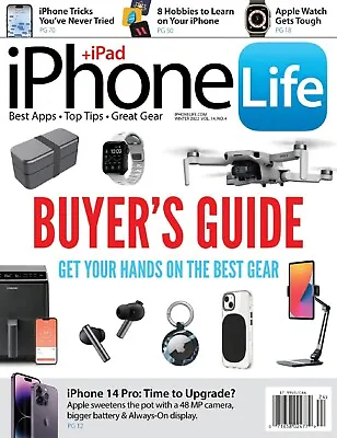 IPHONE + IPAD LIFE MAGAZINE | WINTER 2022 | BUYER'S GUIDE • £12.85