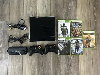 Microsoft XBox 360 S Console Bundle With 5 Call Of Duty Games Model 1439 250 GB • $149.95