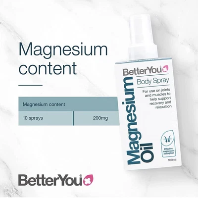£10 • Buy BetterYou Magnesium Oil Original Spray - 100ml