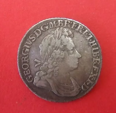 George 1 - Silver Shilling 1723 - CSS........C15 • £41