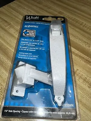 Wright Products® Screen And Storm Locking Door Latch White Finish • $8