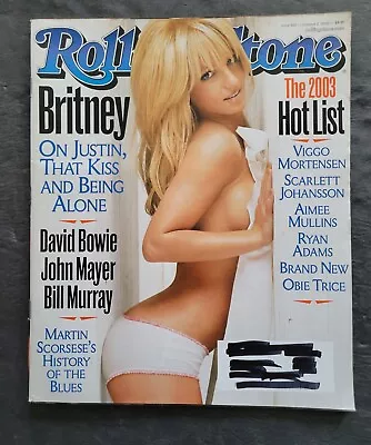 Rolling Stone Magazine Issue 932 October 22003 Britney Spears • $22.95