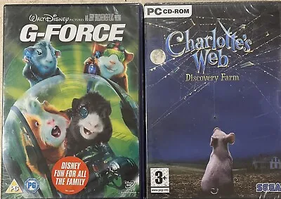 PC Video Games For Kids Charlottes Web Discovery Farm& G-force Christmas 🎄 Gift • $9.99