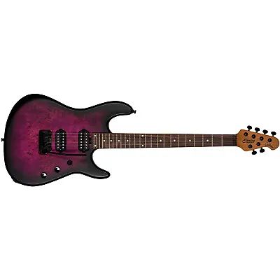 Sterling By Music Man Richardson6 Guitar Poplar Burl Cosmic Purple Burst Satin • $650