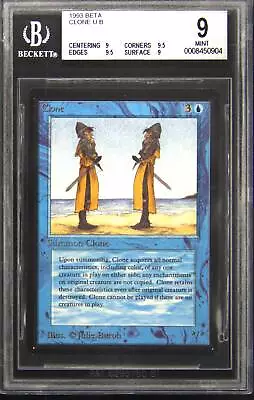 1993 Magic: The Gathering Beta Clone Uncommon Magic: The Gathering Card BGS 9 • $340