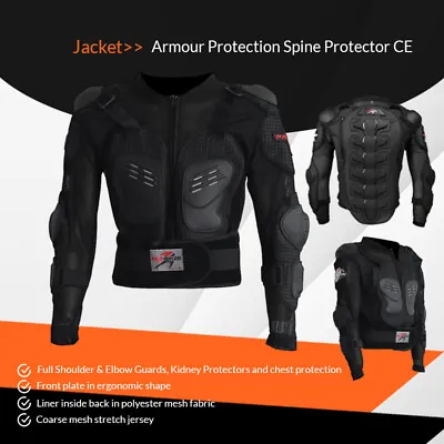 Motorbike Motorcycle Motocross Enduro Body Armour Protection Spine Protector  • $37.88