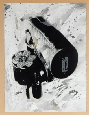 $6250 • Buy Robert LONGO -  .38 , From 'Hope And Optimism' - Hand Signed Screenprint