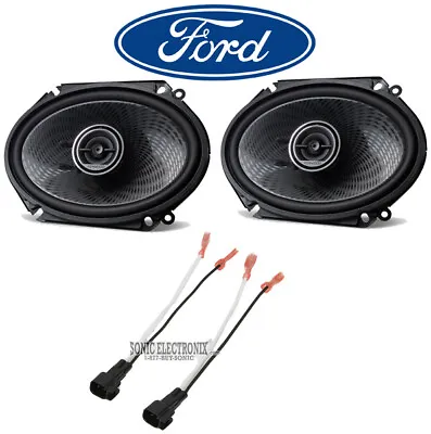 Kenwood 6x8  Front Speaker Replacement Kit For 1999-2004 Ford F-250/350/450/550 • $68.50
