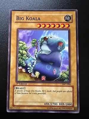 Big Koala IOC-004 Common 1st Edition Very Good To Near Mint Yugioh • £2.69