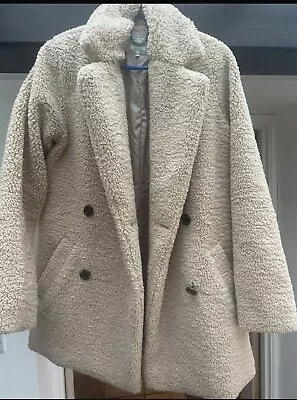 Fatface Teddy Coat Uk10 • £25