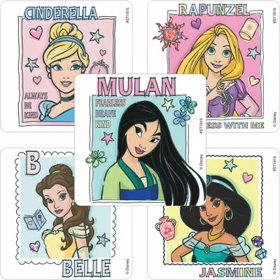 25 Disney Princess Scrapbook Stickers Party Favors Cinderella Belle Mulan  • $3.65