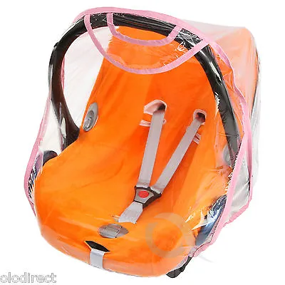 Quality Car Seat Rain Cover 0/11kg Carseat Raincover New TOP QUALITY (baby Pink) • £6.99