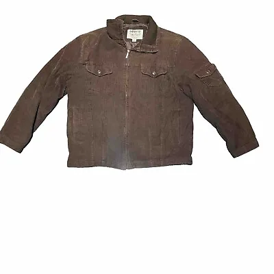 Vintage Levis Strauss Corduroy Lined  Jacket  Brown /Tan Size Medium • $29.72