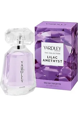 Yardley Lilac Amethyst Eau De Toilette Spray 50ml Womens Fragrance • £10.39