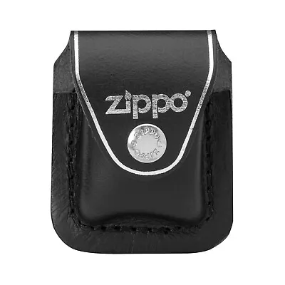 Zippo LPCBK  Black Leather Lighter Belt Clip Pouch NEW • $14