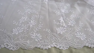 Vintage Heritage Lace Curtains New Old Stock Legacy Panel 60  X 84  White • $18.99