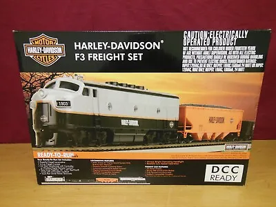 MTH Electric Trains F3 Freight Set Harley Davidson 81-4003-0 **Please Read** • $179.95