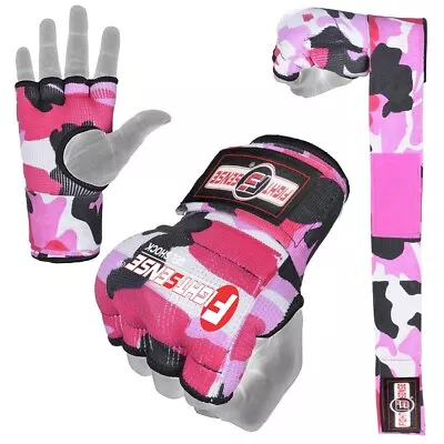 Boxing Gel GlovesMMAGrappling Gloves With Hand WrapsInner GlovesUFC Pair • $8.45