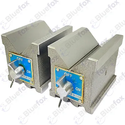 Precision Magnetic V Block Matched Pair V Both Side With-High-Magnetic-Force  • $62.75