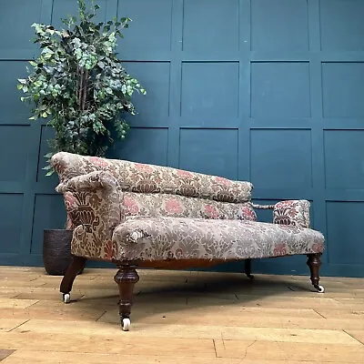 £465 • Buy Antique Victorian Sofa / Antique Salon Sofa / Antique Couch / Chesterfield