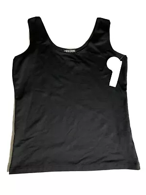 NWT Women’s A'Nue Ligne Black Tank Top Size Large Made In USA • $22