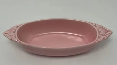 Vintage Pink Miramar Of California Oval Small Serving Bowl 973C Handled • $19.76