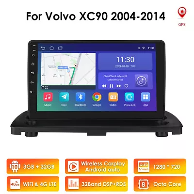 Android 10.1 Car Stereo Radio GPS Navi Wifi DVD Player For Volvo XC90 2004-2014 • $212.85