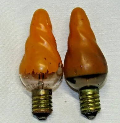 C6 Mazda USA Yellow Detecto Antique Vintage Christmas Light Tested Working 1940s • $22