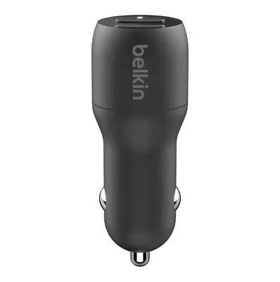 Brand New Belkin Dual 24W USB-A To Lightning Car Charger MFi-Certified • $22