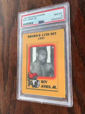 RARE 1997 Brown's Boxing ROY JONES JR.    PSA 8 GEM MINT • $39.95