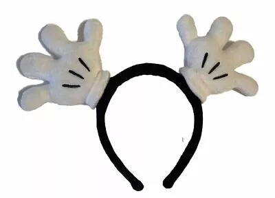 Disney Parks Mickey Mouse Plush Glove Hands Ears Headband • $21.88