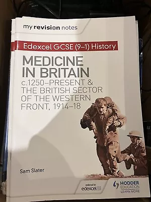 My Revision Notes: Edexcel GCSE (9-1) History: Medicine In Britain • £3.40