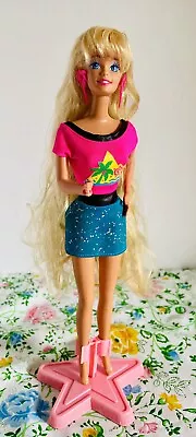 Vintage 1993 Glitter Hair Barbie Doll Mattel No Box • $21