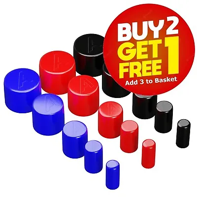 End Cap Silicone Rubber Blanking Stopper Cover For Pipe Tube 4mm-38mm • £2.95
