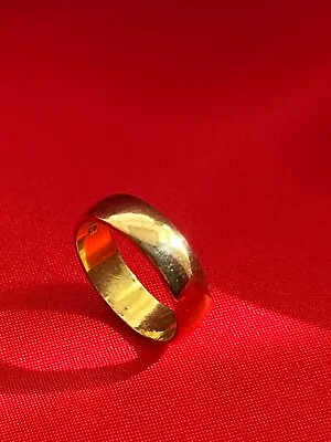 A Vintage  22ct Gold Wedding Band / Ring 5.6g Size K • $615.46