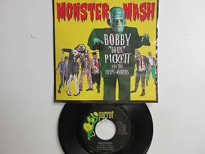 💥 💥' Bobby  Boris  Pickett ' Hit 45+picture ][the Monster Mash]   1973 !💥 💥 • $18.99