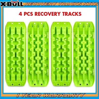 X-BULL Recovery Tracks 4x4 4wd Boards Mats Ramps 10T Sand Mud Snow 2Pairs Gen2 • $139.90