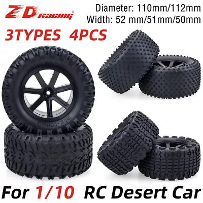 ZD Racing RC Desert Wheels Tires 12mm Hex For 1/10  Corally Kyosho Ultima RC Car • $35.28