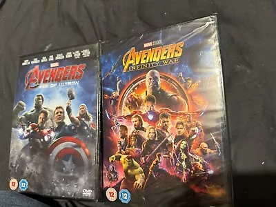 Marvel DVD Bundle -- Avengers: Age Of Ultron And Infinity War — Region 2 (PAL) • £2.99